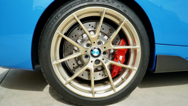 BMW Back Wheel with silver Rim