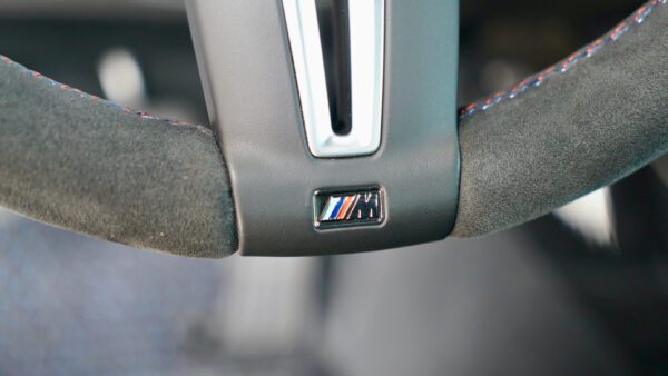 Symbol Engraved on Steering Wheel