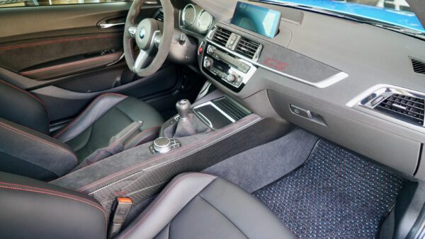 View of Front seats and legroom space in BMW