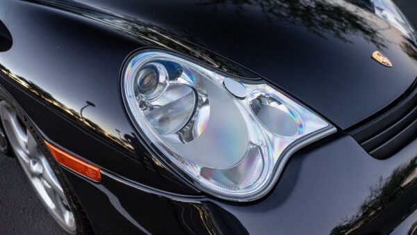 Black Porsche Front Headlight