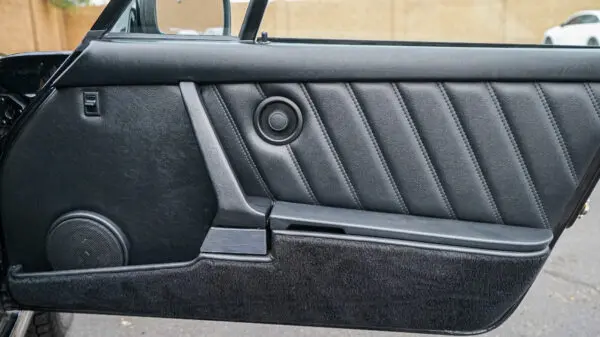 Custom Car Door panels in leather and speaker pod