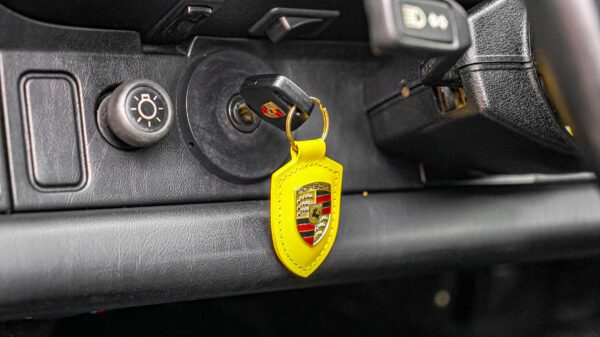 Car Ignition switch with the Porsche key Ring
