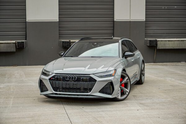 Silver Audi RS6 Honeycomb Grille